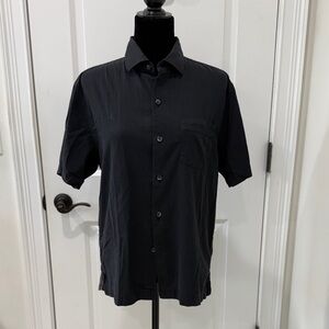 Men's Tommy Bahama Black Short Sleeve Shirt